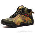 Kamuflase sepatu hiking outdoor high-top